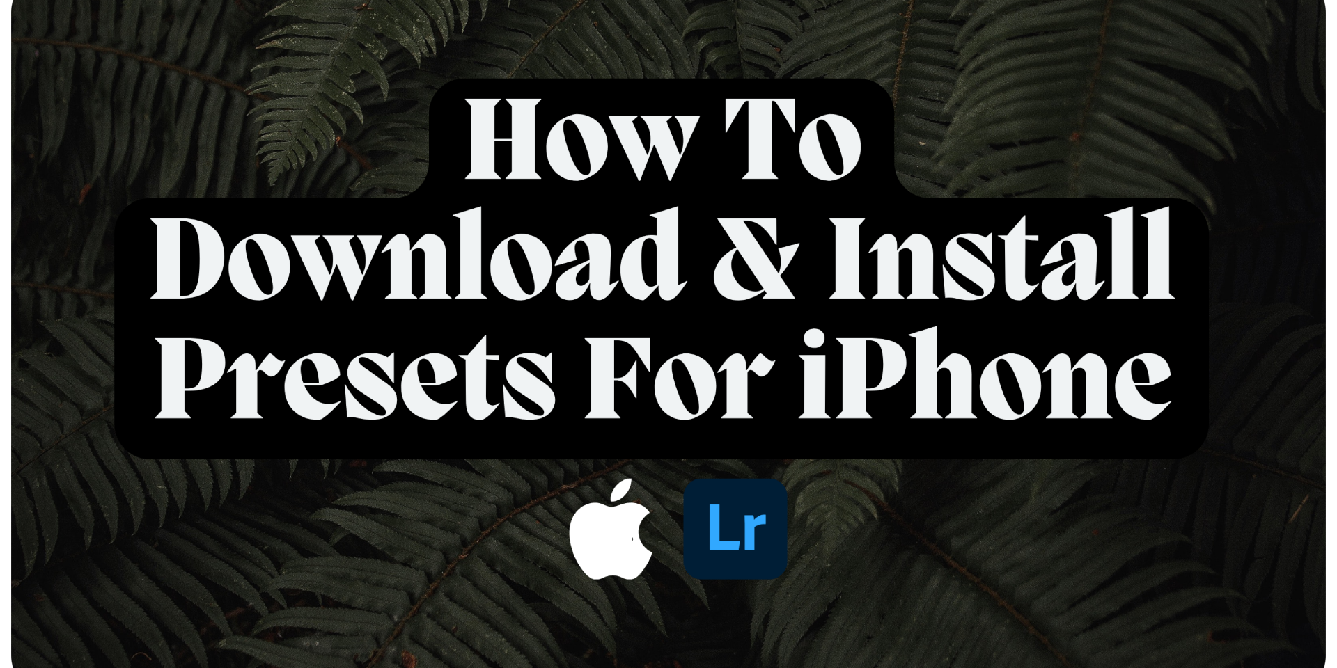 iPhone Install - Lou & Marks Presets