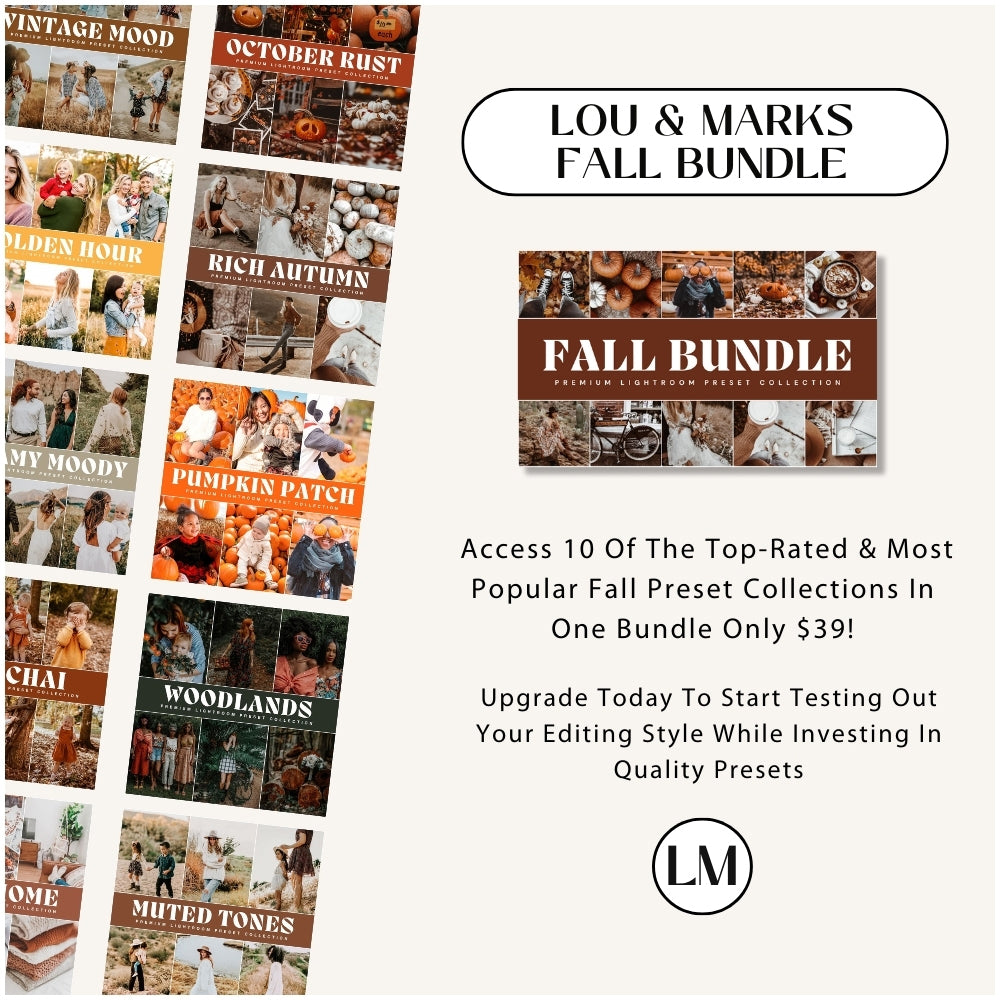 The best Fall Lightroom Presets Bundle By Lou And Marks Presets Top Presets 2024