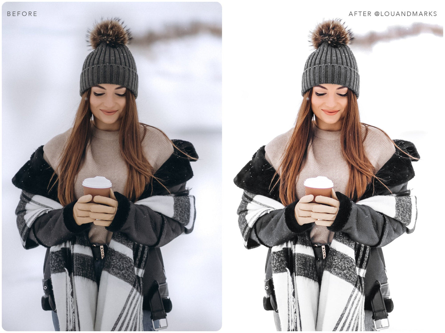 Load image into Gallery viewer, 15 Winter Mobile Lightroom Presets White, Clean Photo Editing Filter for Lifestyle Blogger, Instagram Influencer Outdoor Preset
