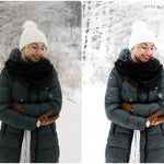 15 Winter Mobile Lightroom Presets White, Clean Photo Editing Filter for Lifestyle Blogger, Instagram Influencer Outdoor Preset